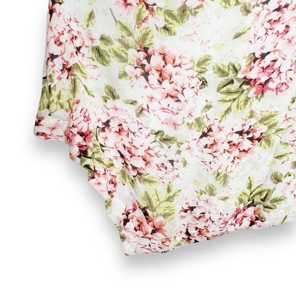 J. Jill Dresses J. Jill Pebble Hydrangea Floral Midi Dress Size Large - Picture 3 of 8